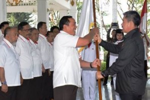 Pengukuhan pengurus KONI Kuningan 2019-2023.